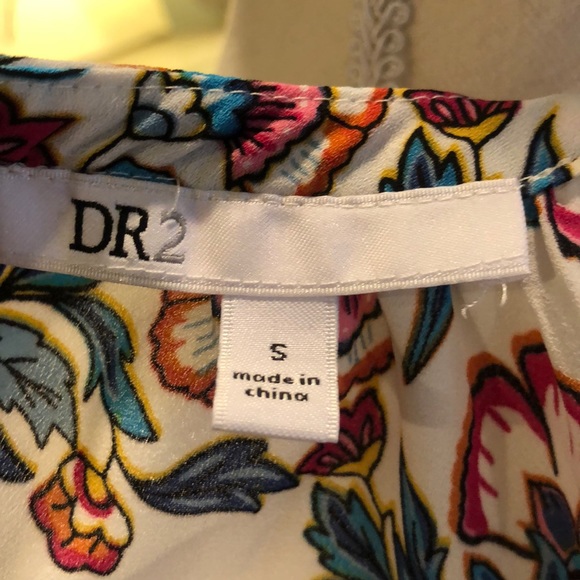 DR2 shirt sleeve colorful blouse - Picture 5 of 5
